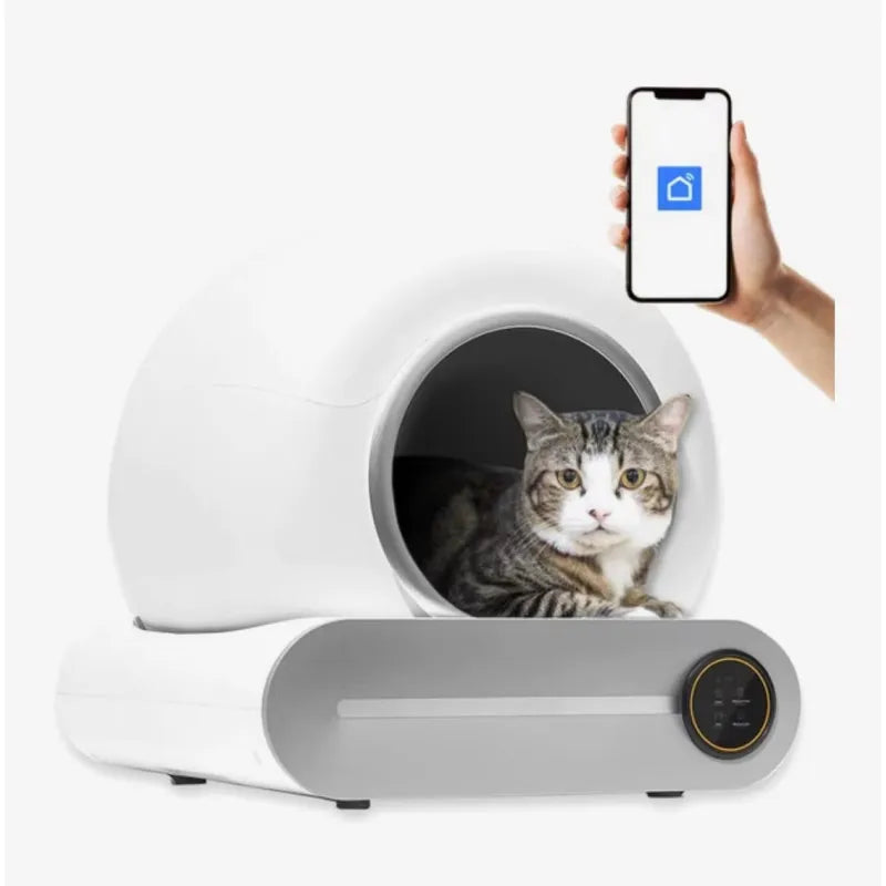 CleanPaws™ Automatische Kattenbak – Slimme Zelfreinigende Kattenbak met Geurcontrole