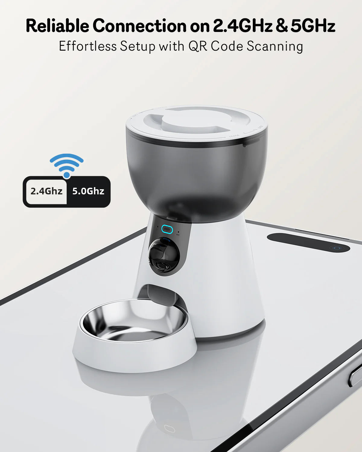 FeedView™ Automatische Kattenvoerautomaat met Camera
