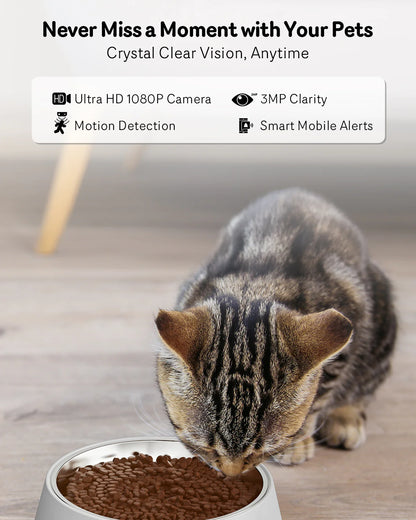 FeedView™ Automatische Kattenvoerautomaat met Camera